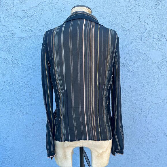 90s Silk Blouse Cardigan by The Limited size Medium - Picture 4 of 13